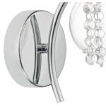 Elma Wall Light Polished Chrome & Glass - Image 4