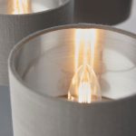 Highclere 6lt Pendant Polished Chrome & Charcoal Shades - Image 7