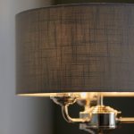 Highclere 3lt Table Polished Chrome & Charcoal Shade - Image 6