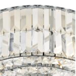 Errol Crystal Semi Flush Fitting Polished Chrome - Image 5