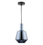 Esmeralda Single Pendant Blue Glass & Opal Glass - Image 4
