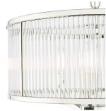 Evelyn 3lt Pendant Polished Nickel Glass - Image 4