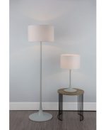 Funchal Table Lamp Grey With Shade - Image 3