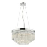 Giovana 5lt Pendant Polished Chrome Clear Glass - Image 6