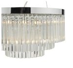 Giovana 5lt Pendant Polished Chrome Clear Glass - Image 3