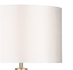 Hinton Table Lamp Polished Chrome Crystal With Shade - Image 4
