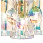 Inter 3lt Flush Pol Chrome & Iridised Glass - Image 2