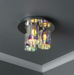 Inter 3lt Flush Pol Chrome & Iridised Glass - Image 7