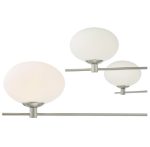 Jasper 6lt Pendant Satin Nickel & Opal Glass - Image 3