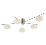 Jasper 5lt Semi Flush Satin Nickel