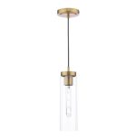 Jodelle Pendant Polished Bronze & Glass