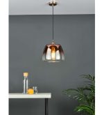 Klaxon 1lt Pendant Ombre Copper Glass - Image 4