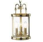 Lambeth 3lt Lantern Dual Mount Polished Brass