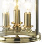 Lambeth 3lt Lantern Dual Mount Polished Brass - Image 2