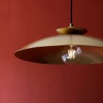 Brass Hammered Disc Pendant - Image 4