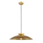 Brass Hammered Disc Pendant - Image 9