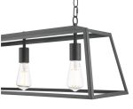 Claudia 3lt Bar Pendant Matt Black - Image 3