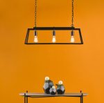 Claudia 3lt Bar Pendant Matt Black - Image 6