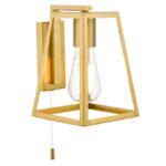 Claudia Wall Light Natural Brass