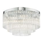 Logan 5lt Flush Polished Chrome Glass