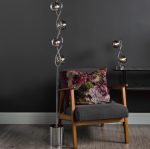 Lysandra 4lt Floor Lamp Polished Chrome & Smoked Glass - Image 5