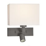 Modena Wall Light With LED In Bronze (Bracket Only)