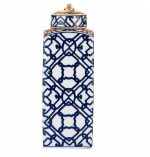 Mystic Table Lamp Blue & White (Base Only) - Image 2