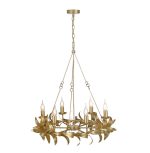 Nadria 6lt Pendant Satin Gold