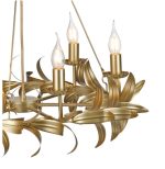 Nadria 6lt Pendant Satin Gold - Image 3