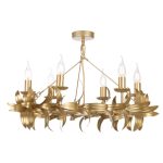 Nadria 6lt Pendant Satin Gold - Image 4