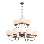Nebula 9lt Pendant Antique Brass - Image 3