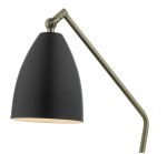 Olly Task Table Lamp Antique Brass Black - Image 2