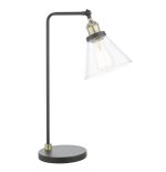 Ray Table Lamp Antique Brass & Glass - Image 2