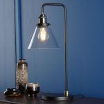 Ray Table Lamp Antique Brass & Glass - Image 5
