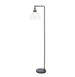 Ray Floor Lamp Antique Brass & Glass