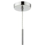 Ronda 3lt Pendant White Faux Silk Shade 40cm - Image 3
