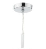 Ronda 3lt Pendant Grey Faux Silk Shade 40cm - Image 3