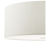 Ronda 3lt Pendant White Faux Silk Shade 60cm - Image 2