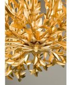 Silvius 12lt Oval Pendant Gold Leaf - Image 3