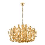Silvius 9lt Pendant Gold Leaf