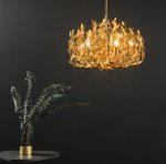 Silvius 9lt Pendant Gold Leaf - Image 7