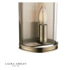 Laura Ashley Harrington Wall Light Antique Brass & Glass - Image 4