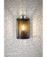 Laura Ashley Harrington Wall Light Matt Black & Glass - Image 6
