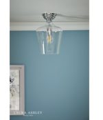 Laura Ashley Ockley Semi-Flush Polished Chrome & Glass - Image 5