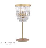 Laura Ashley Rhosill Table Lamp Crystal & Antique Brass