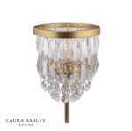 Laura Ashley Rhosill Table Lamp Crystal & Antique Brass - Image 2