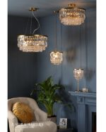 Laura Ashley Rhosill Table Lamp Crystal & Antique Brass - Image 6