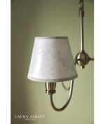 Laura Ashley Westbourne 3lt Armed Pendant Polished Pewter With Shade - Image 6