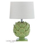 Laura Ashley Artichoke Twin Pack Table Lamp Green With Shade - Image 2