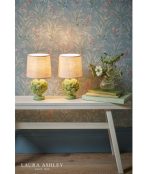 Laura Ashley Artichoke Twin Pack Table Lamp Green With Shade - Image 4